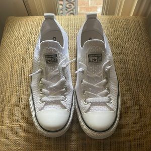 Women’s Chuck Taylor Allstar Shoreline Knit Slip White Converse Size 6